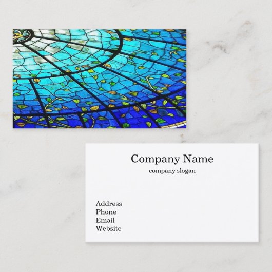 ステンドグラス名刺 名刺 (正面/裏面)