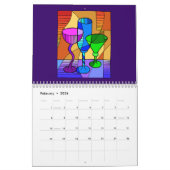 ステンドグラス吸気2022年カレンダー カレンダー (2月 2026)