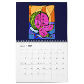 ステンドグラス吸気2022年カレンダー カレンダー (3月 2027)