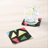 ステンドグラス型コースター スクエアペーパーコースター (インサイチュ)