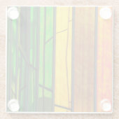 ステンドグラス塗装機 ガラスコースター (裏面)