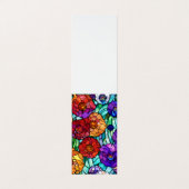 ステンドグラス大きな花模様 名刺 (外部フラット)