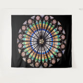 ステンドグラス大聖堂ロゼット タペストリー (正面(横))