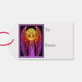 ステンドグラス天使 ギフトタグ (裏面横)