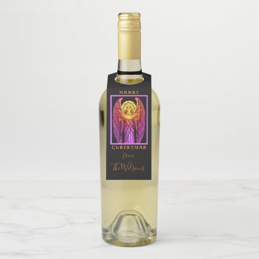 ステンドグラス天使 ボトルネックタグ (ボトル)