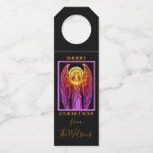 ステンドグラス天使 ボトルネックタグ (正面)