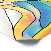 ステンドグラス天使 ポスター (角)