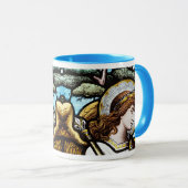 ステンドグラス天使 マグカップ (正面右)