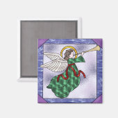 ステンドグラス天使 マグネット (正面/裏面)