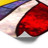 ステンドグラス太陽 ポスター (角)