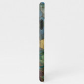 ステンドグラス太陽、雲、および海デザイン iPhoneケース (右側)