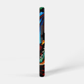 ステンドグラス威厳のあるドラゴン神話最高傑作 SAMSUNG GALAXYケース (右側面)