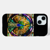 ステンドグラス孔雀 Case-Mate iPhoneケース (裏面 (横))