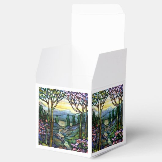 ステンドグラス山とストリーム フェイバーボックス (オープン)