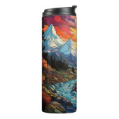 ステンドグラス山ビュータンブラー タンブラー (回転左)