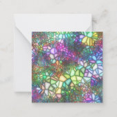 ステンドグラス庭園 ノートカード (裏面)