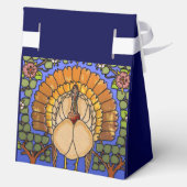 ステンドグラス感謝祭トルコのテント フェイバーボックス (裏面)