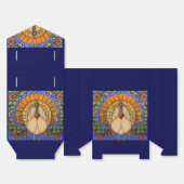 ステンドグラス感謝祭トルコのテント フェイバーボックス (見開き)