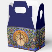 ステンドグラス感謝祭トルコ切り妻 フェイバーボックス (見開き)