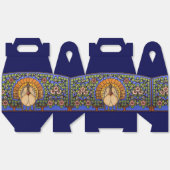 ステンドグラス感謝祭トルコ切り妻 フェイバーボックス (見開き)