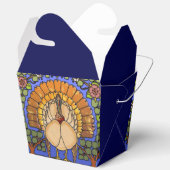 ステンドグラス感謝祭トルコ持ち帰り フェイバーボックス (見開き)