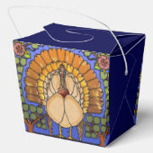 ステンドグラス感謝祭トルコ持ち帰り フェイバーボックス (裏面)