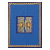 ステンドグラス感謝祭トルコ52インチx 70インチ テーブルクロス (正面)