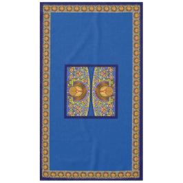 ステンドグラス感謝祭トルコ60" x 104"テーブル テーブルクロス