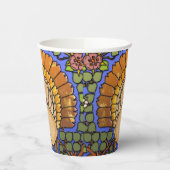 ステンドグラス感謝祭トルコ 紙コップ (左)