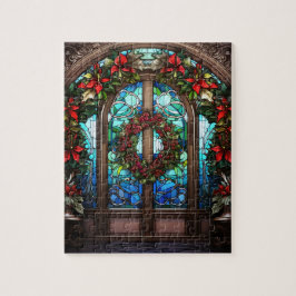 ステンドグラス扉 ジグソーパズル
