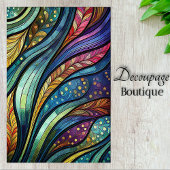 ステンドグラス抽象芸術羽毛の分離 薄葉紙