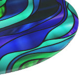 ステンドグラス抽象芸術 カッティングボード (角)