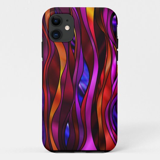 ステンドグラス抽象芸術 Case-Mate iPhoneケース (裏面)