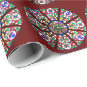 ステンドグラス教会の窓 ラッピングペーパー (ロールコーナー)