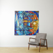 ステンドグラス教会タペストリー タペストリー (インサイチュ(横))