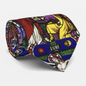 ステンドグラス教会窓のはりつけイエス・キリスト ネクタイ (ロール)