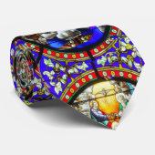 ステンドグラス教会窓の即位メリー ネクタイ (ロール)