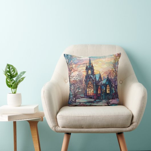 ステンドグラス教会装飾用クッション クッション (椅子)