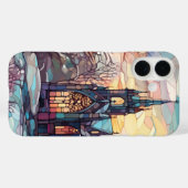 ステンドグラス教会iPhone 16ケース Case-Mate iPhoneケース (裏面 (横))