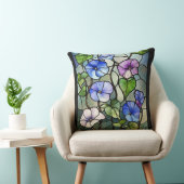 ステンドグラス朝顔 クッション (椅子)