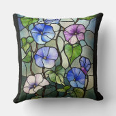 ステンドグラス朝顔 クッション (裏面)