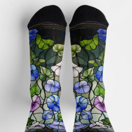 ステンドグラス朝顔 ソックス