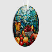 ステンドグラス果実鉢 オーナメント (正面)