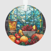 ステンドグラス果実鉢 オーナメント (裏面)