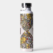 ステンドグラス植物性フローラモノグラム ウォーターボトル (右面)