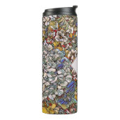 ステンドグラス植物性フローラモノグラム タンブラー (回転左)