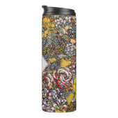 ステンドグラス植物性フローラモノグラム タンブラー (回転右)