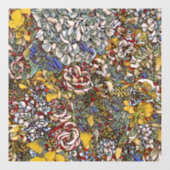 ステンドグラス植物性フローラ ウィンドウサイン (シート)