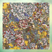 ステンドグラス植物性フローラ ウィンドウサイン (シート3)