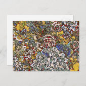 ステンドグラス植物性フローラ シーズンポストカード (正面/裏面)